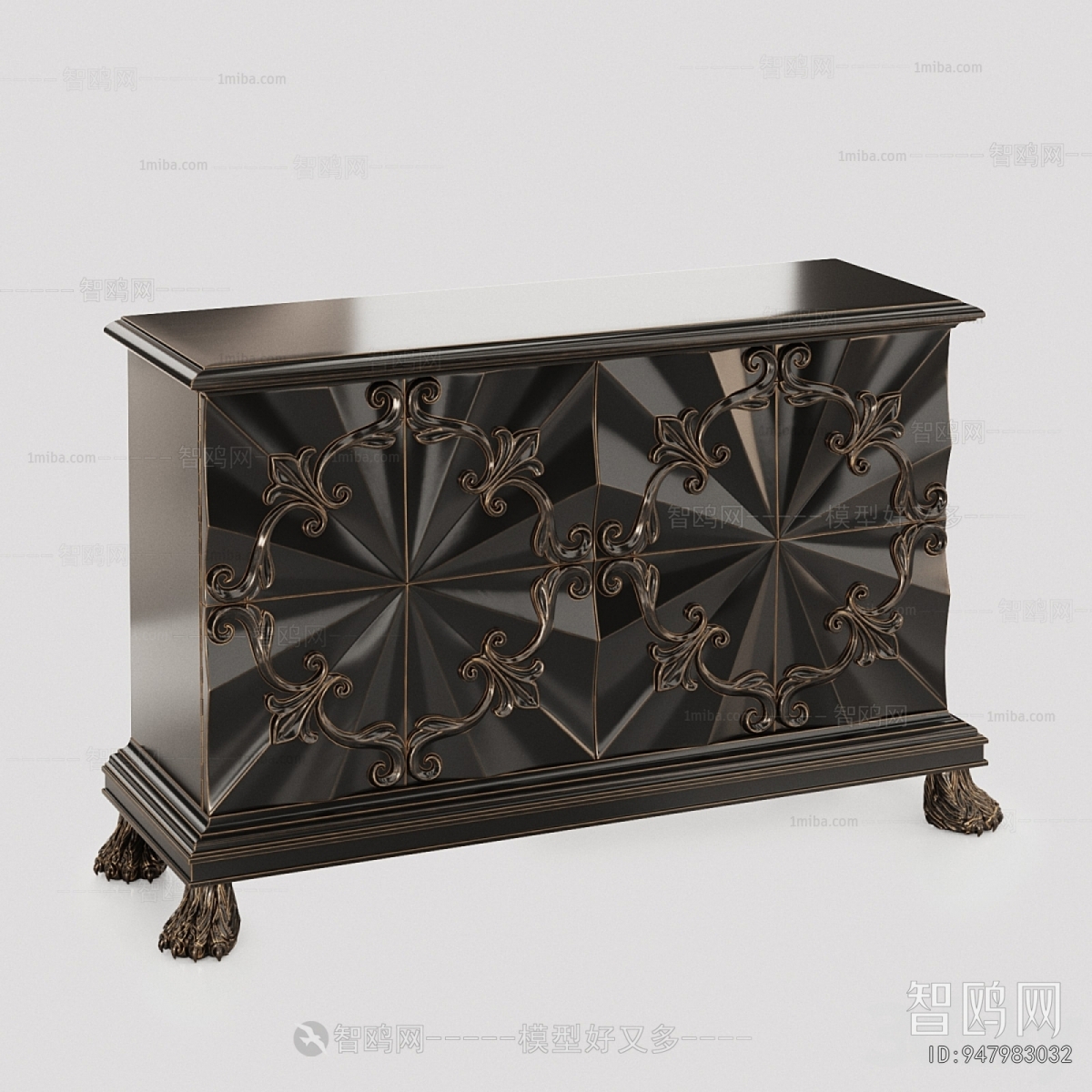 Retro Style Decorative Cabinet