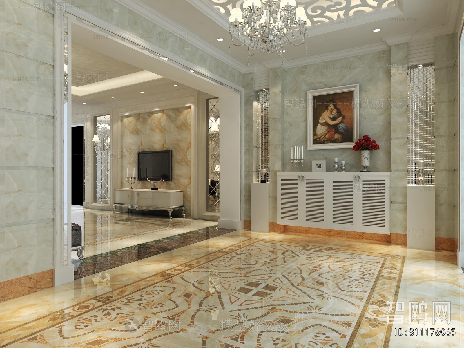 European Style Hallway