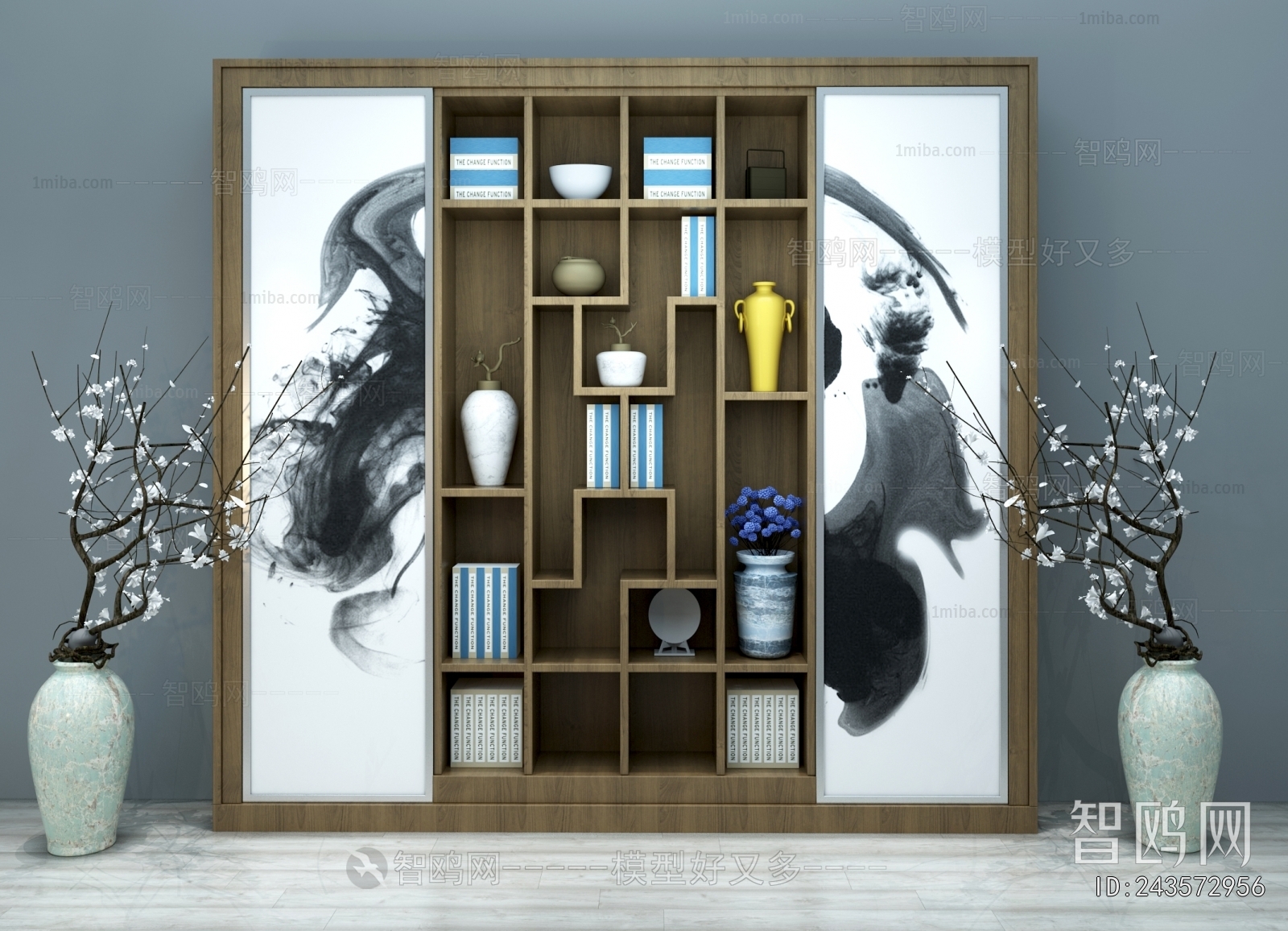 New Chinese Style Bookcase