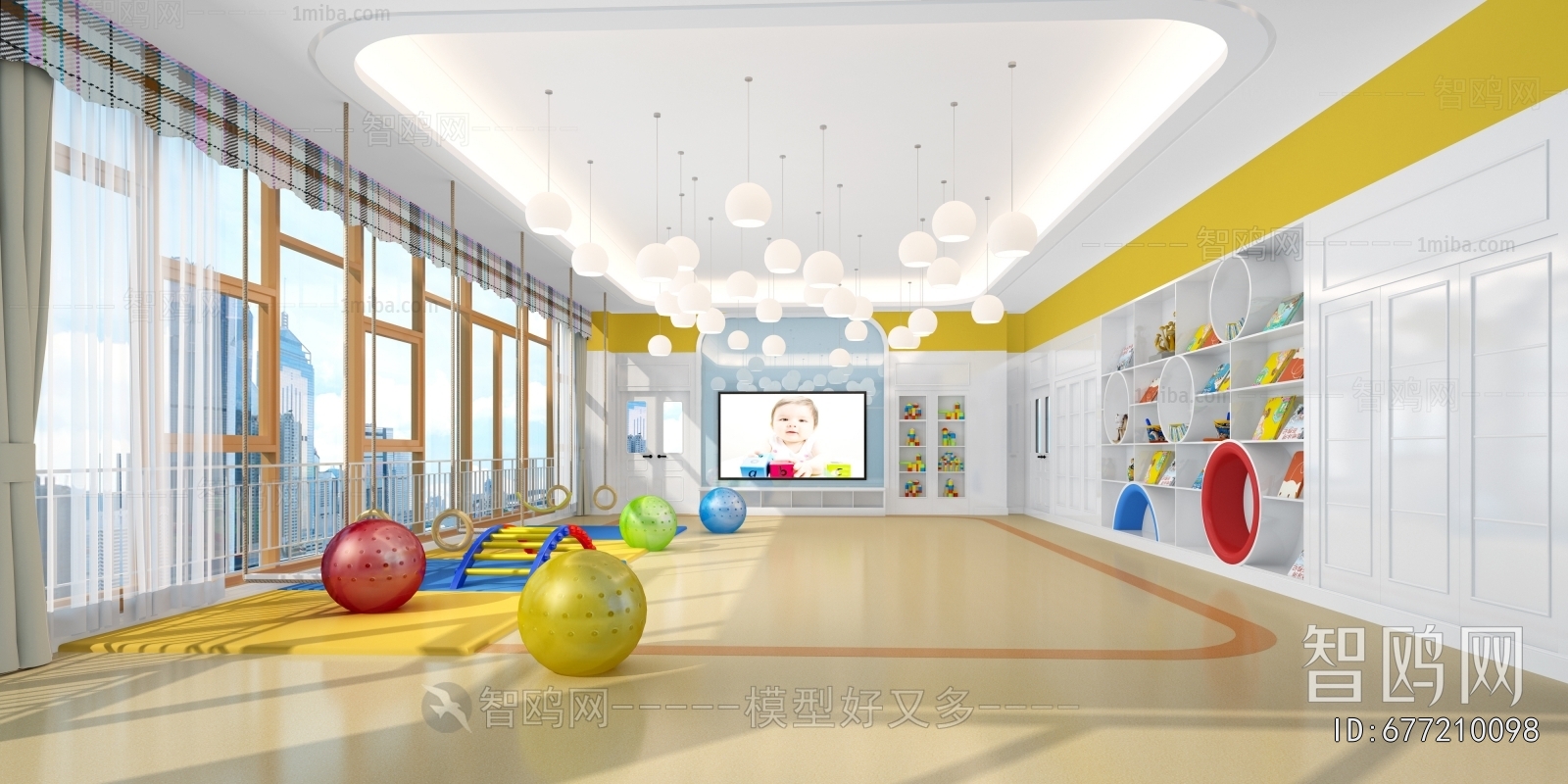 Modern Kindergarten Hall