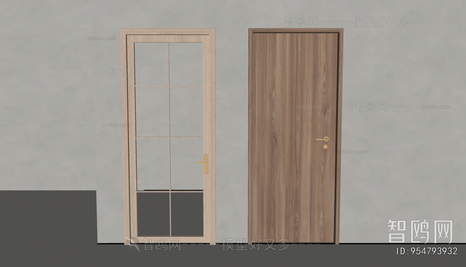 Modern Single Door