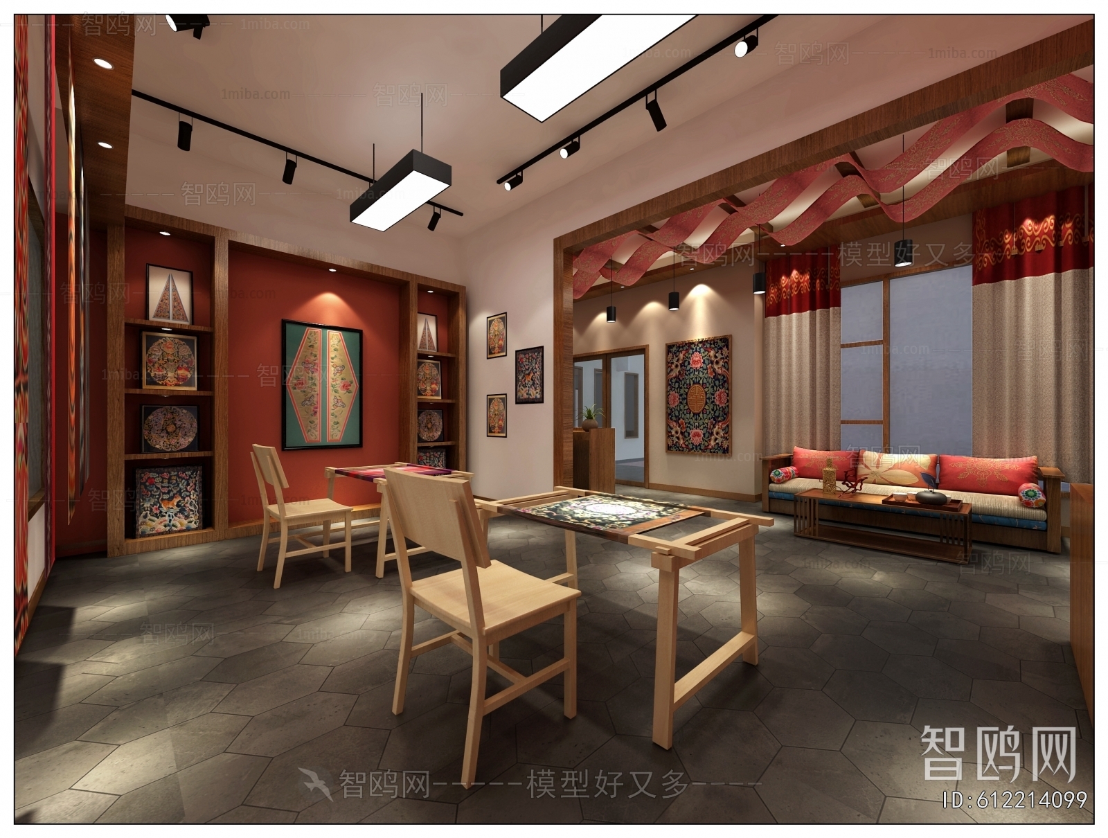 New Chinese Style Exhibition Hall