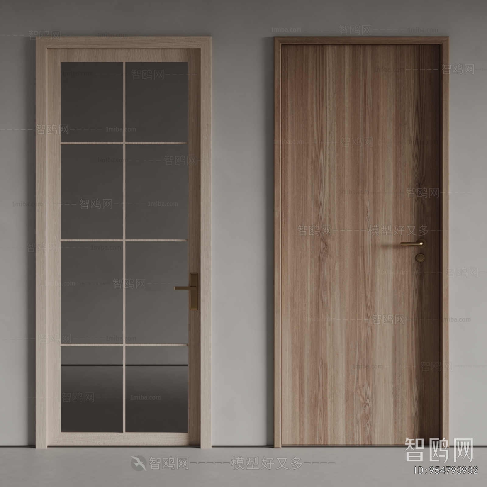 Modern Single Door