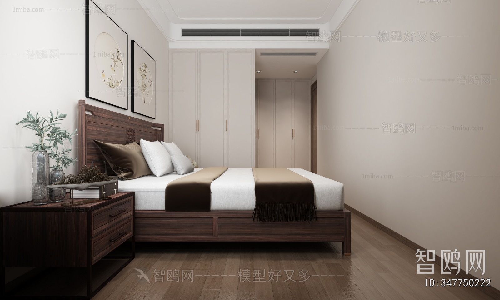 New Chinese Style Bedroom