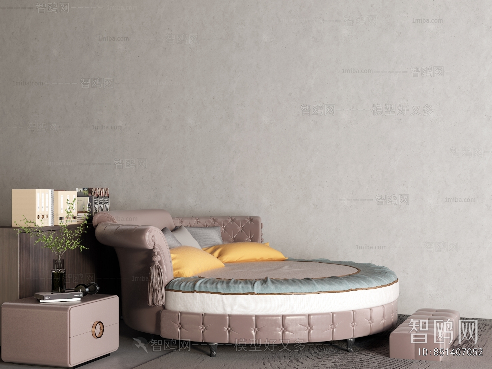 Modern Round Bed