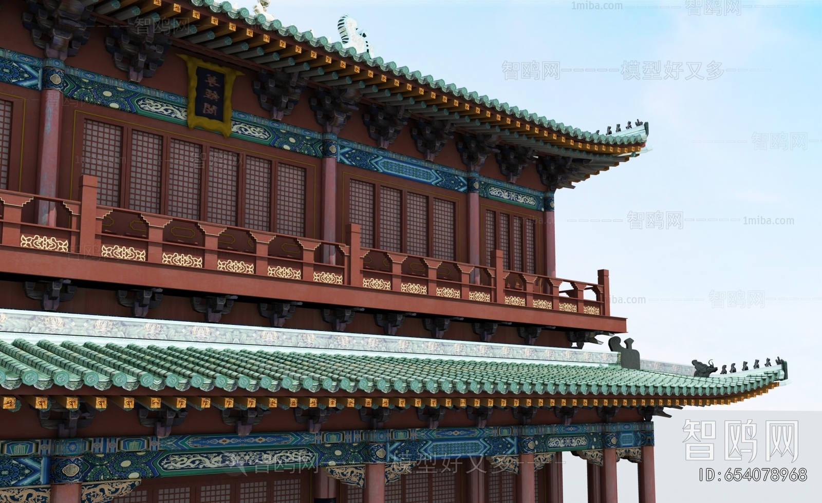 Chinese Style Ancient Architectural Buildings