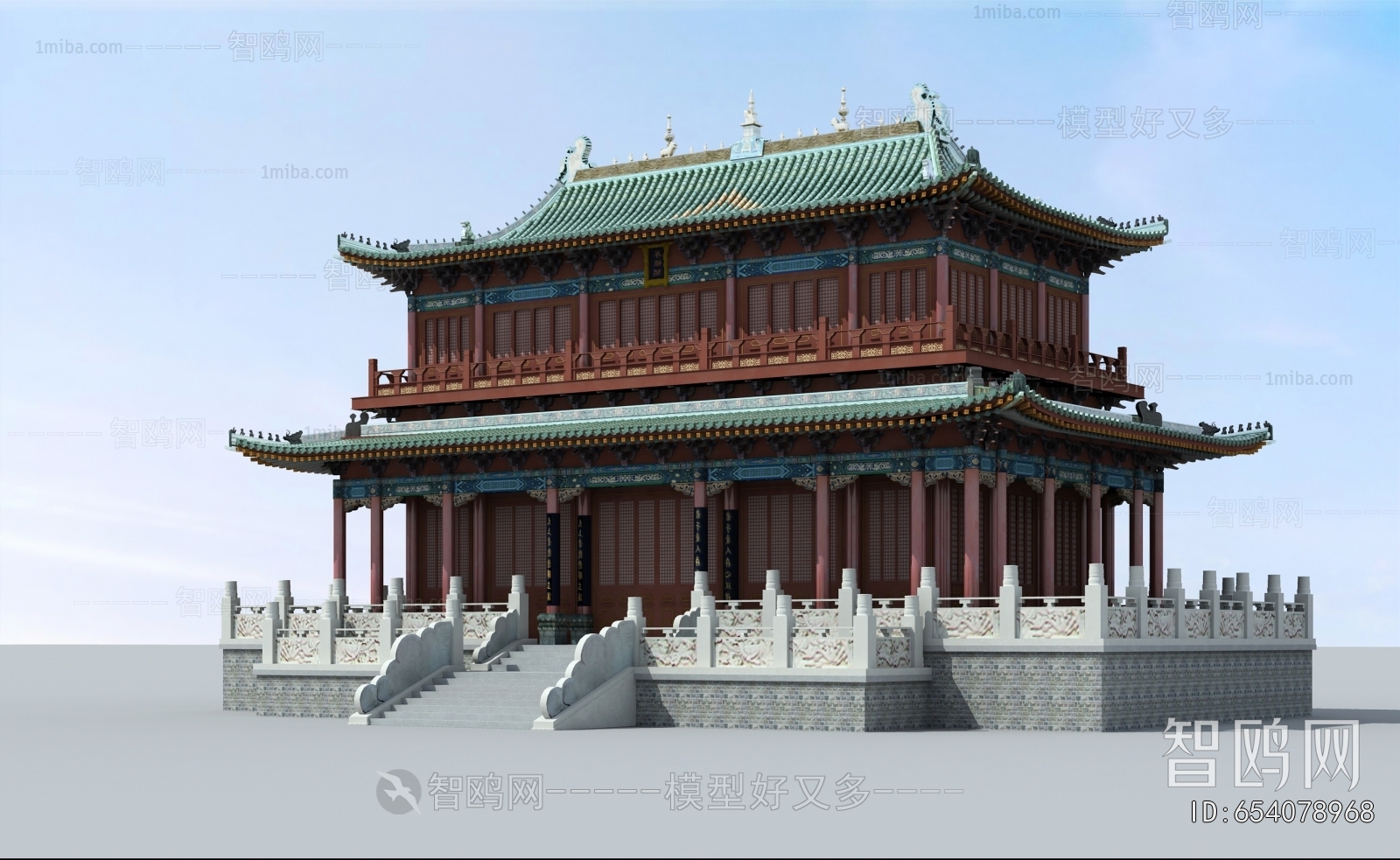 Chinese Style Ancient Architectural Buildings