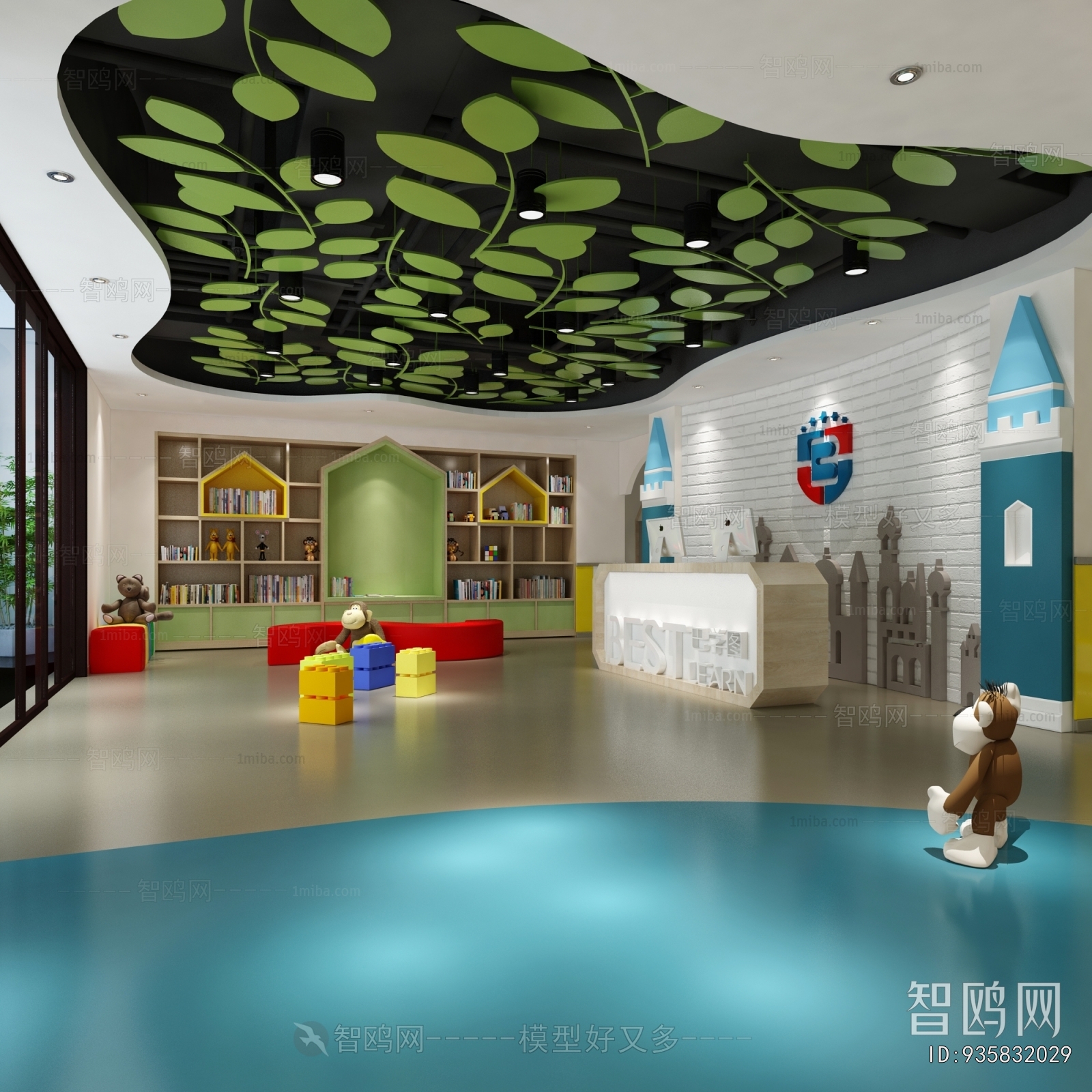 Modern Kindergarten Hall