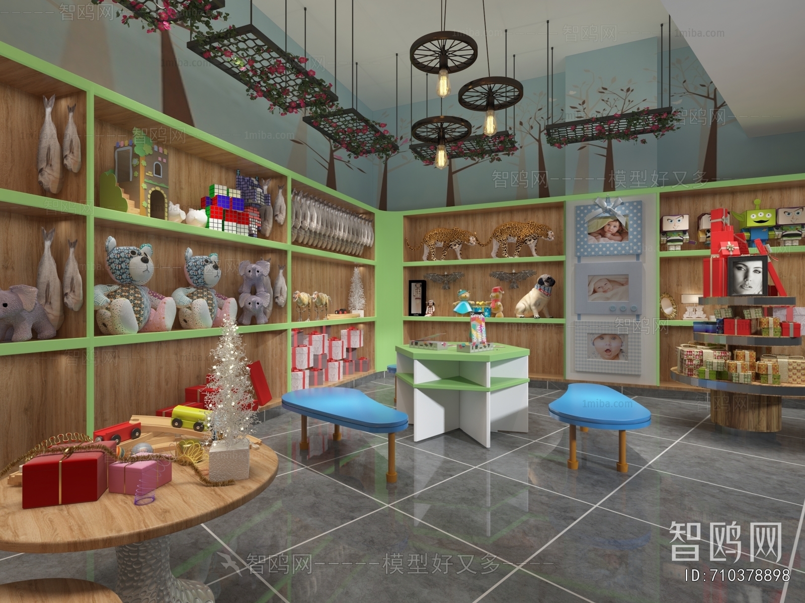 Industrial Style Toy Shop