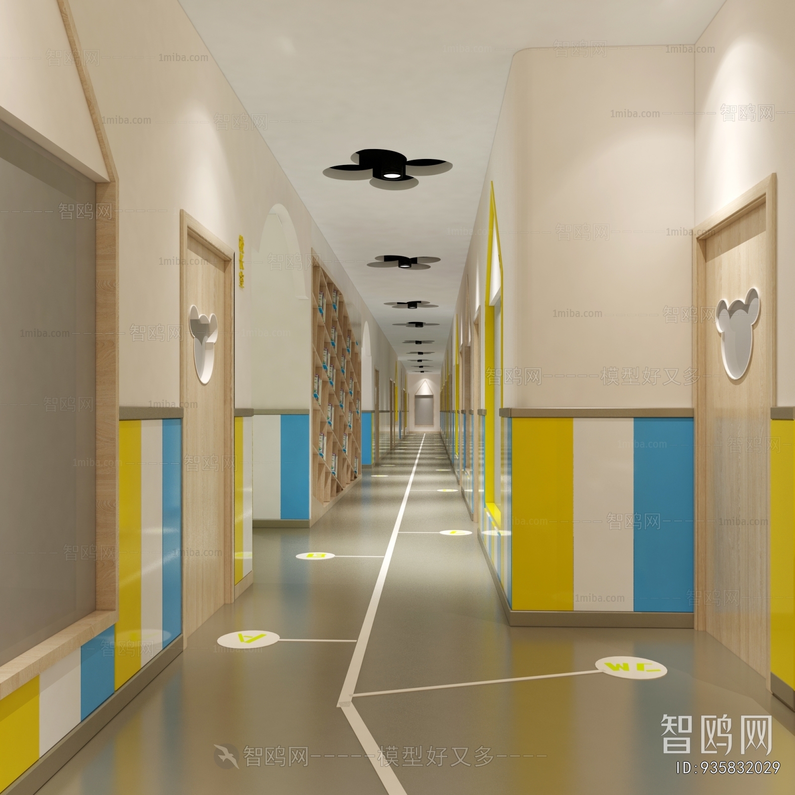 Modern Kindergarten Hall