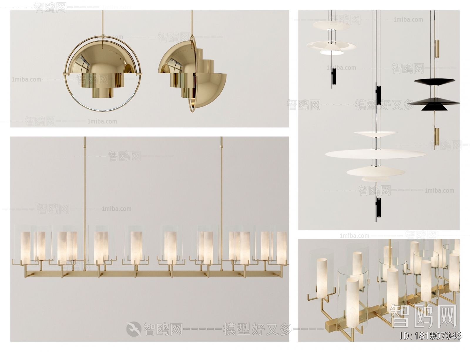 New Chinese Style Long Chandelier