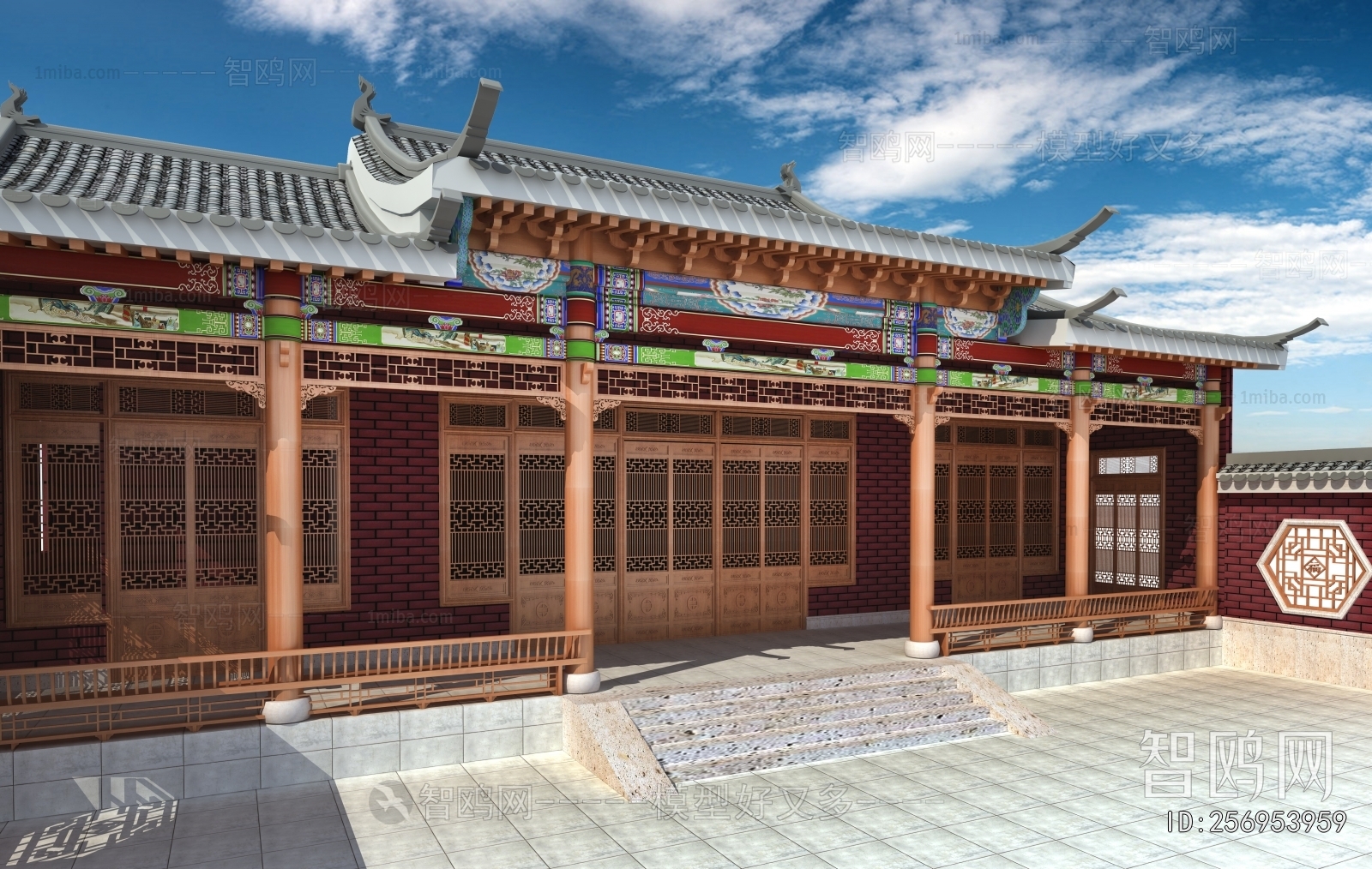 Chinese Style Ancient Architectural Buildings