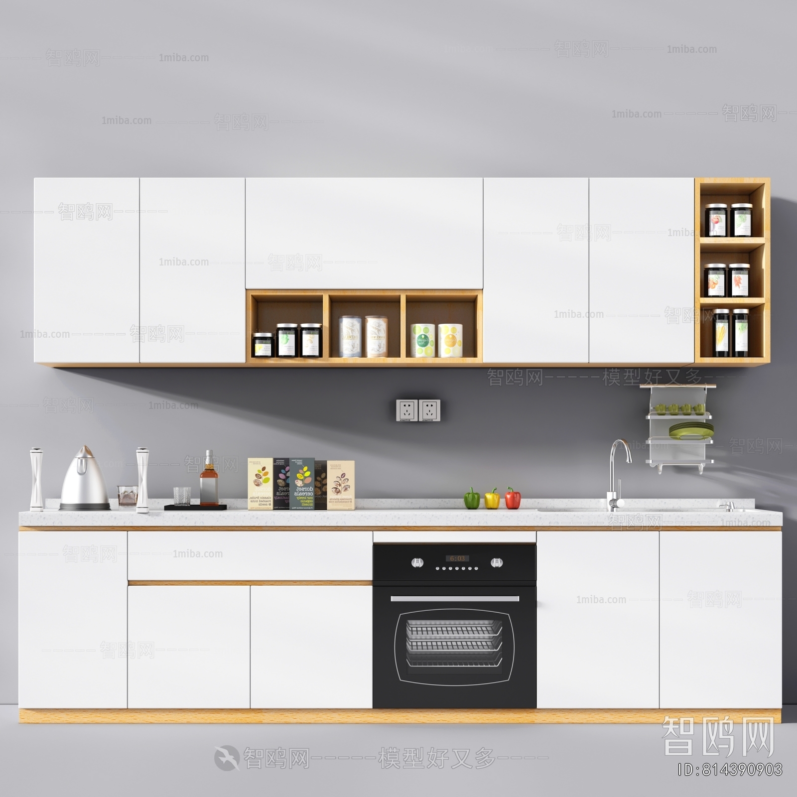 Nordic Style Kitchen Cabinet