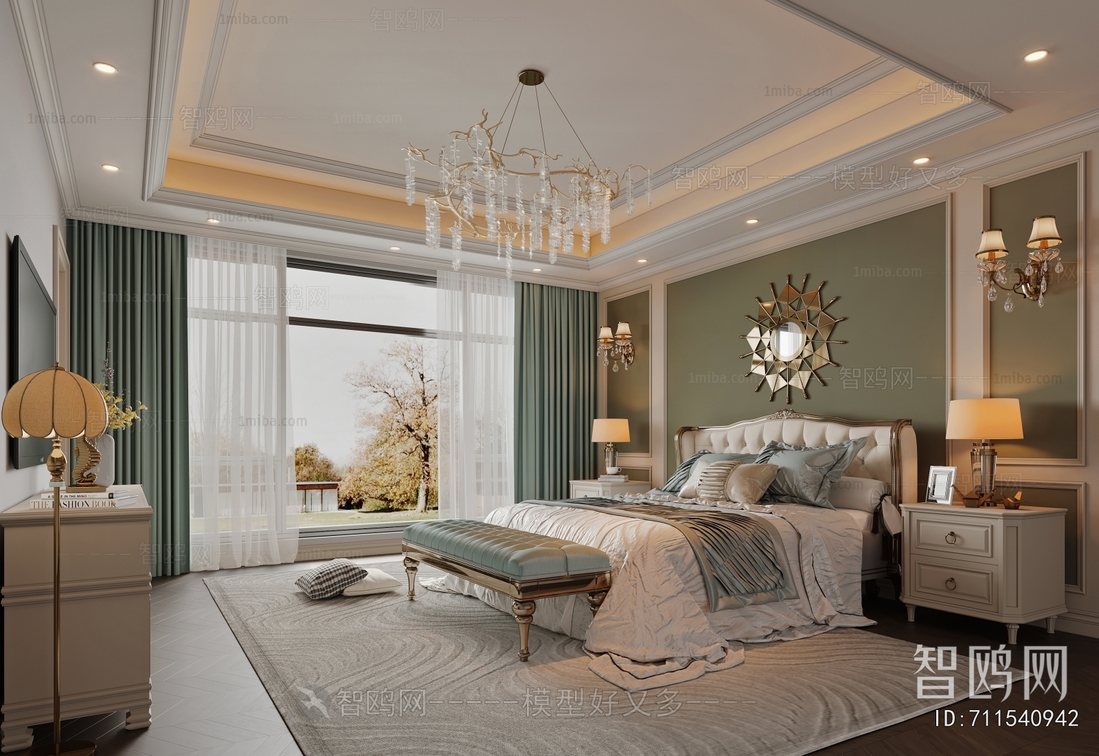 American Style Bedroom