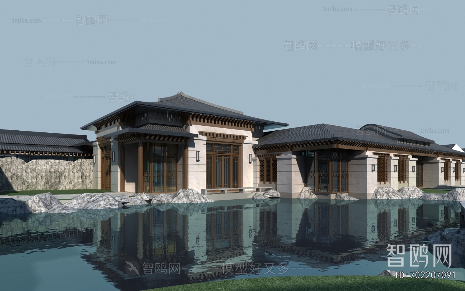 New Chinese Style Townhouse