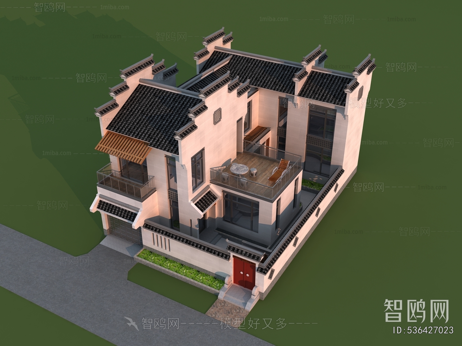 New Chinese Style Detached Villa