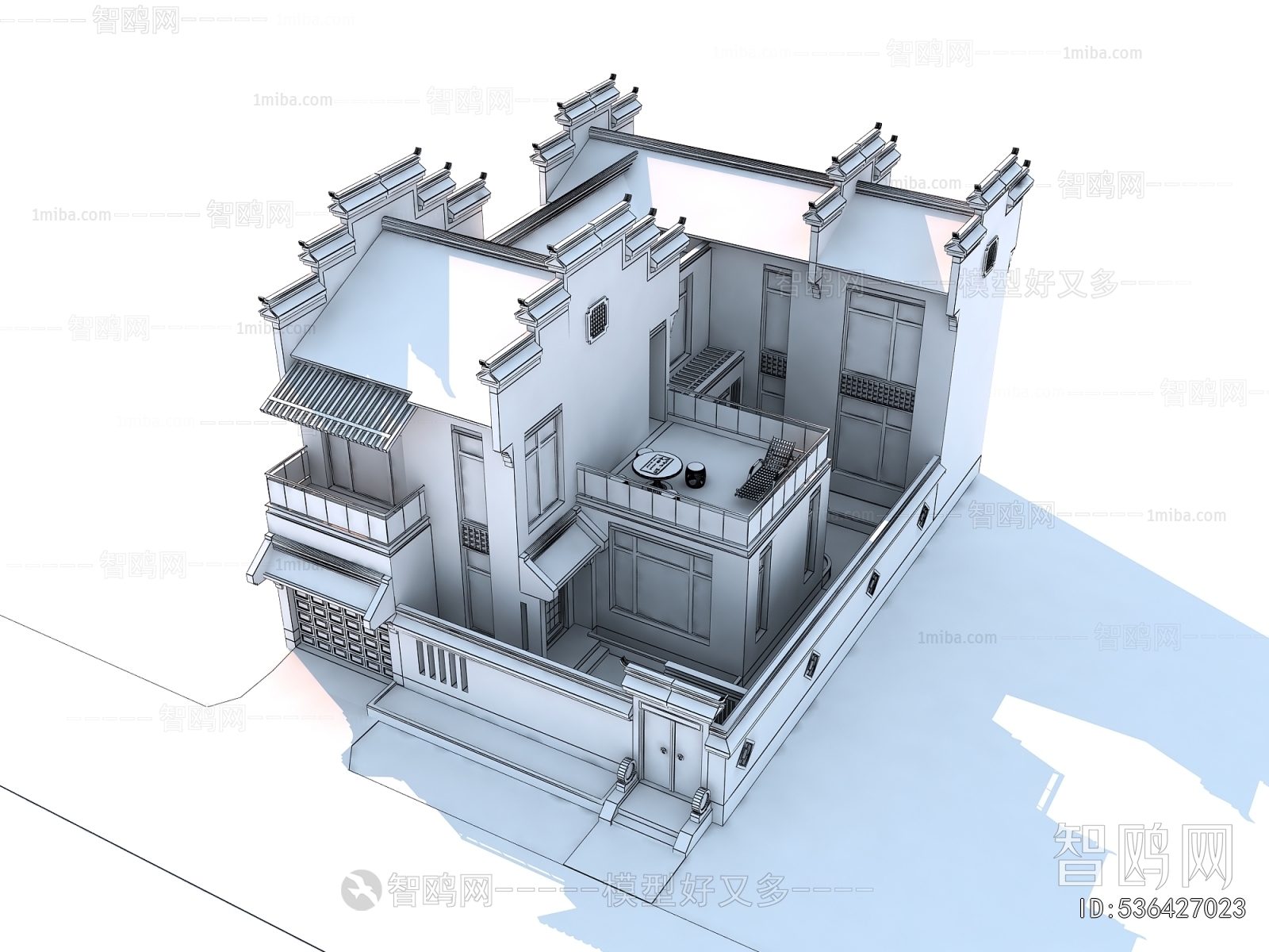 New Chinese Style Detached Villa