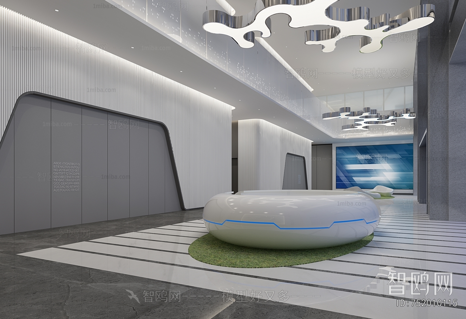 Modern Office Reception Desk