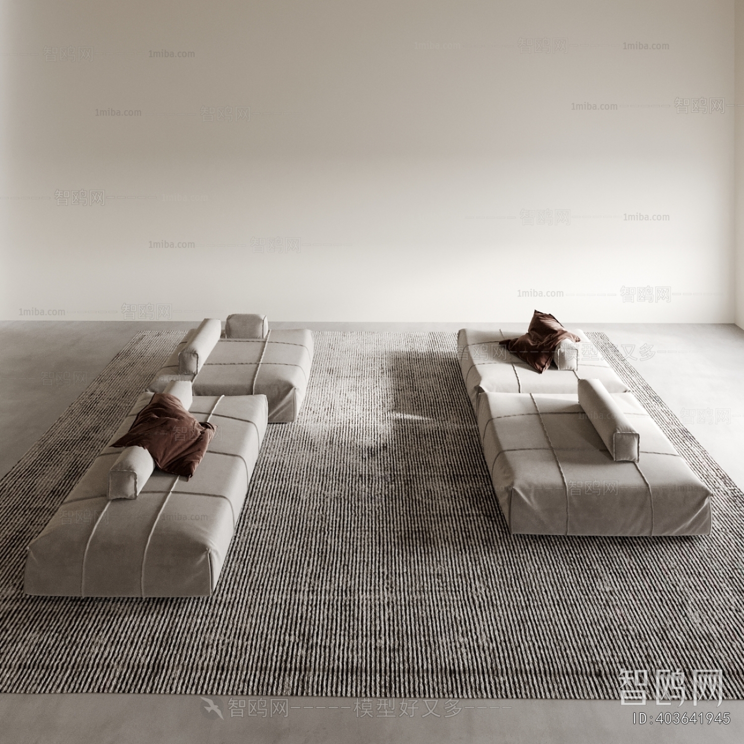 Wabi-sabi Style Sofa Combination