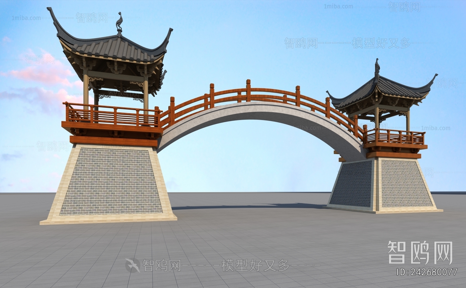 Chinese Style Ancient Architectural Buildings