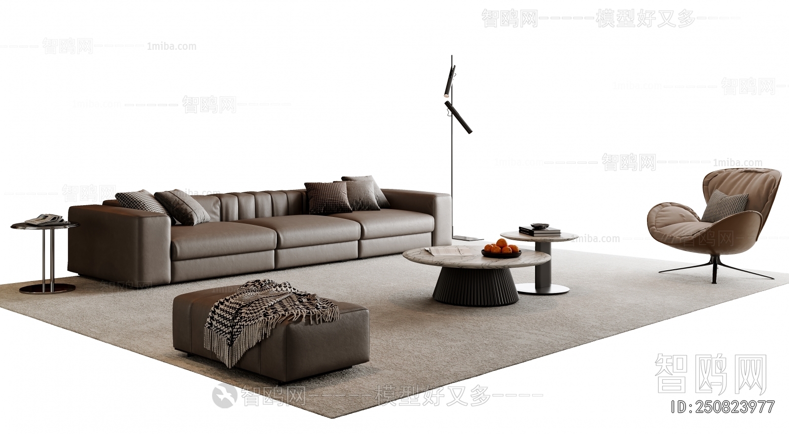 Modern Three-seat Sofa