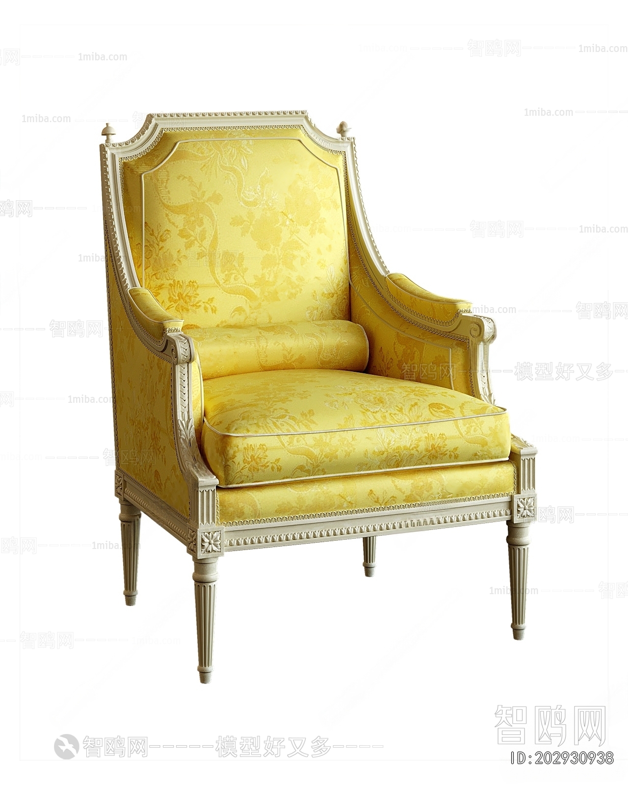 French Style Single Sofa