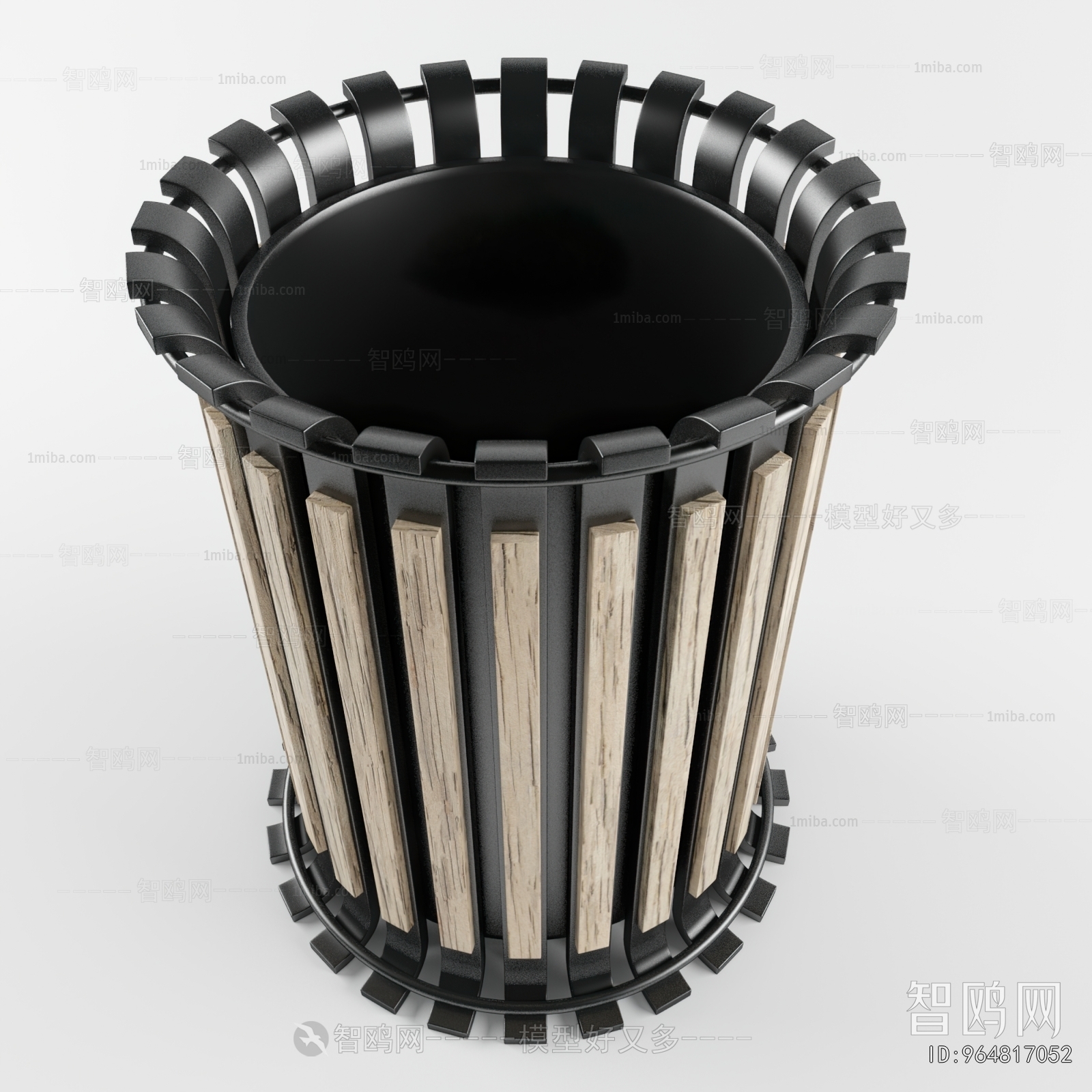 Modern Trash Can