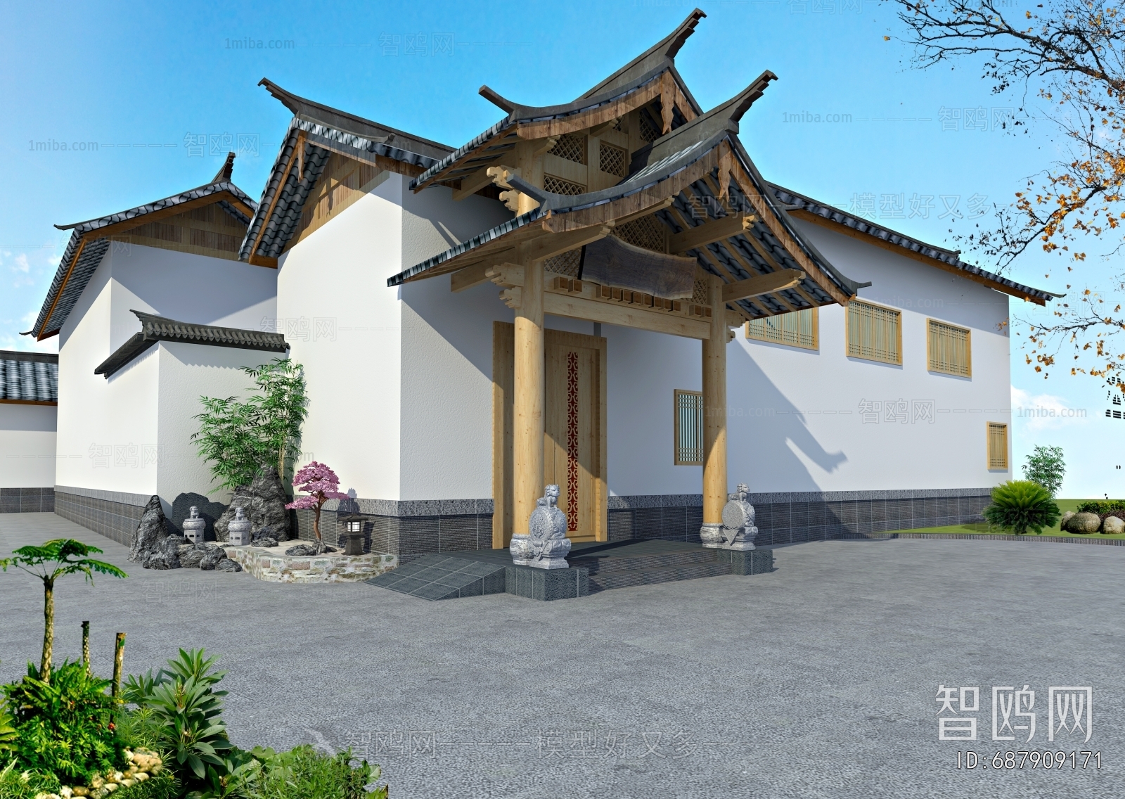 New Chinese Style Facade Element