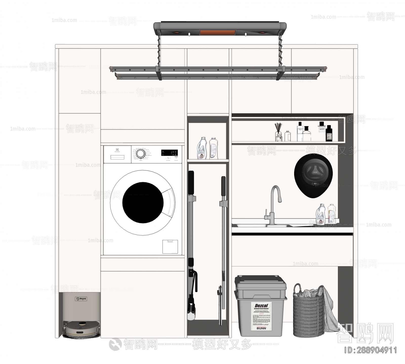 Modern Laundry Cabinet