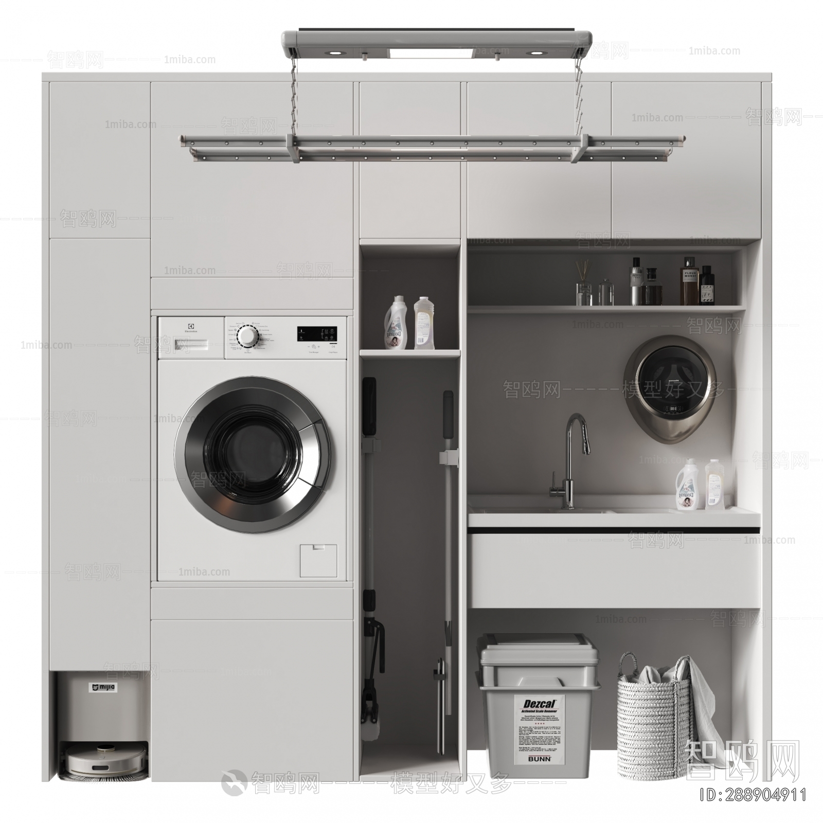 Modern Laundry Cabinet