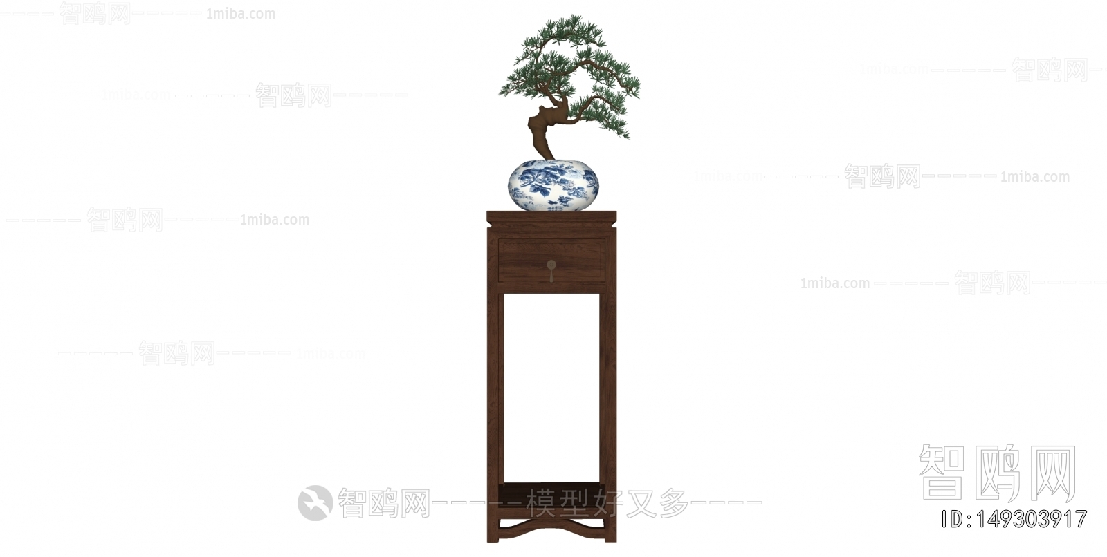 New Chinese Style Flower Shelf