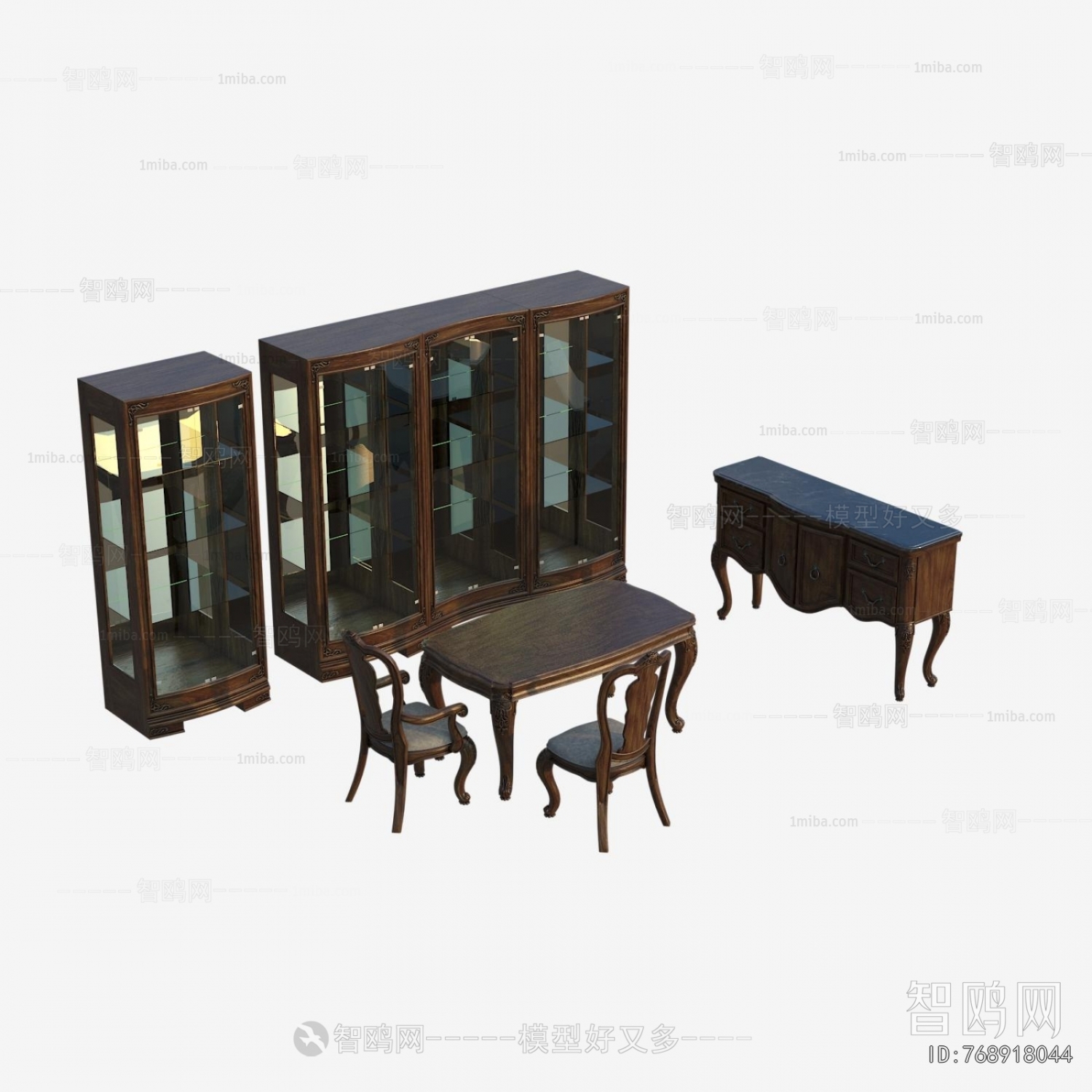 European Style Dining Table And Chairs