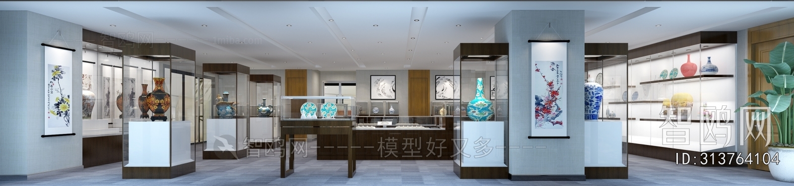 New Chinese Style Exhibition Hall