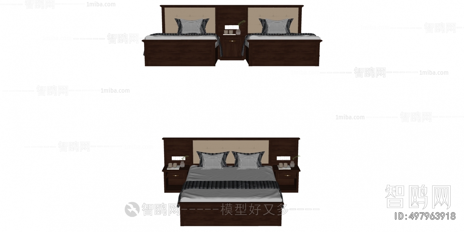 American Style Double Bed