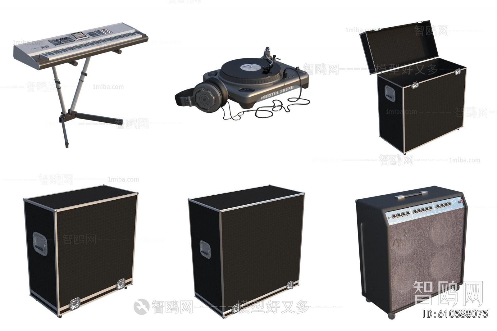 Retro Style Music Equipment