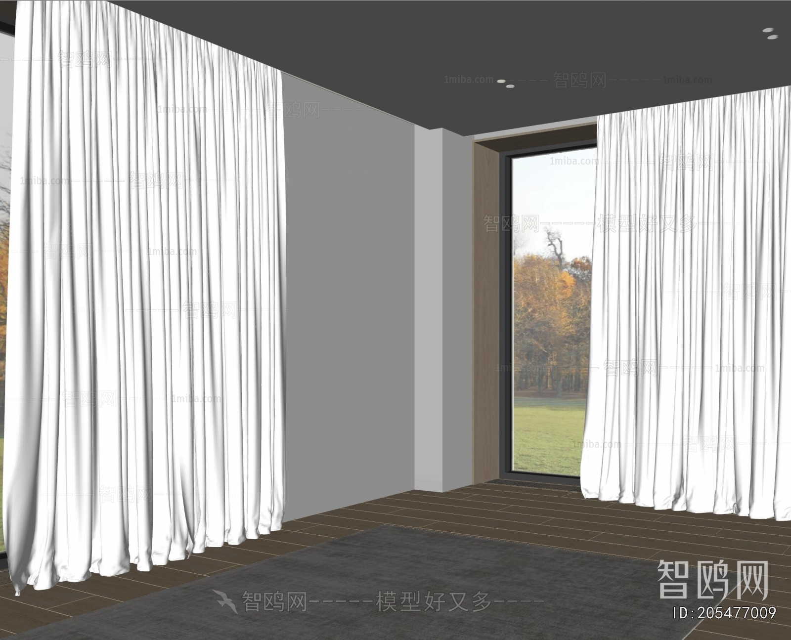 Modern The Curtain