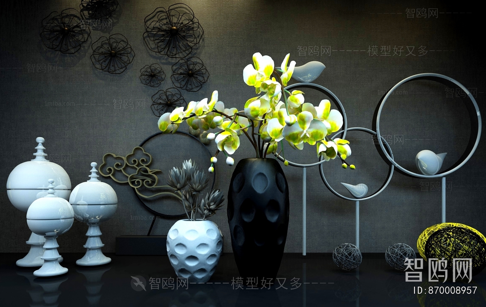 New Chinese Style Decorative Set