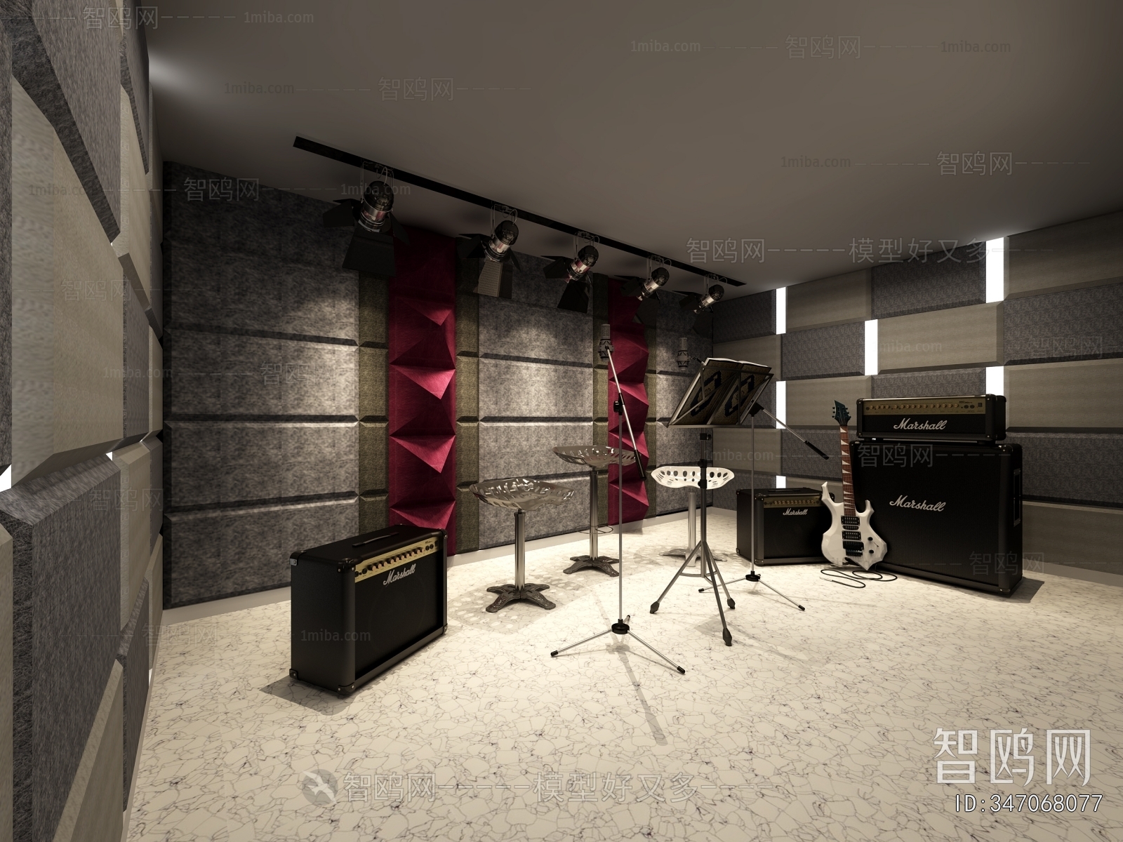 Modern Studio/Recording Studio/Live Room