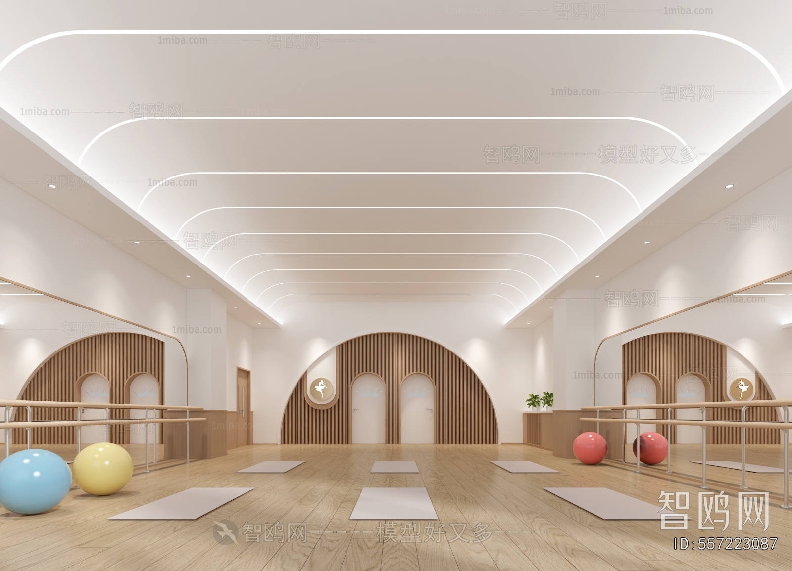 Modern Yoga Room