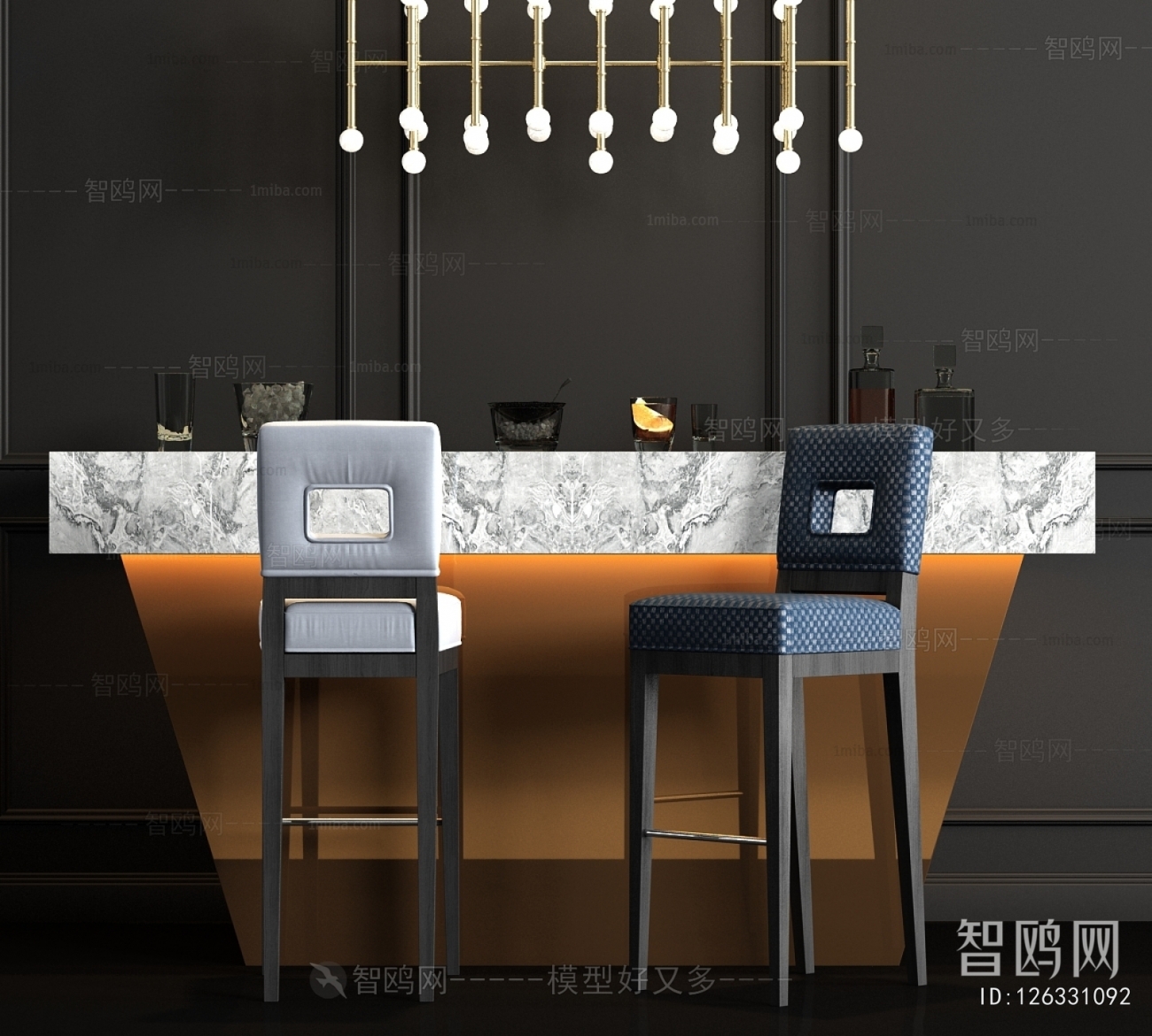 Modern Counter Bar