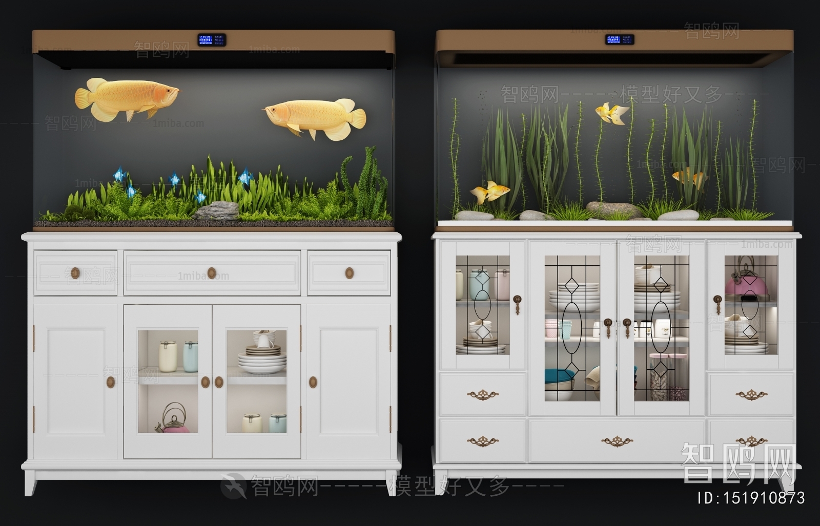 Simple European Style Fish Tank