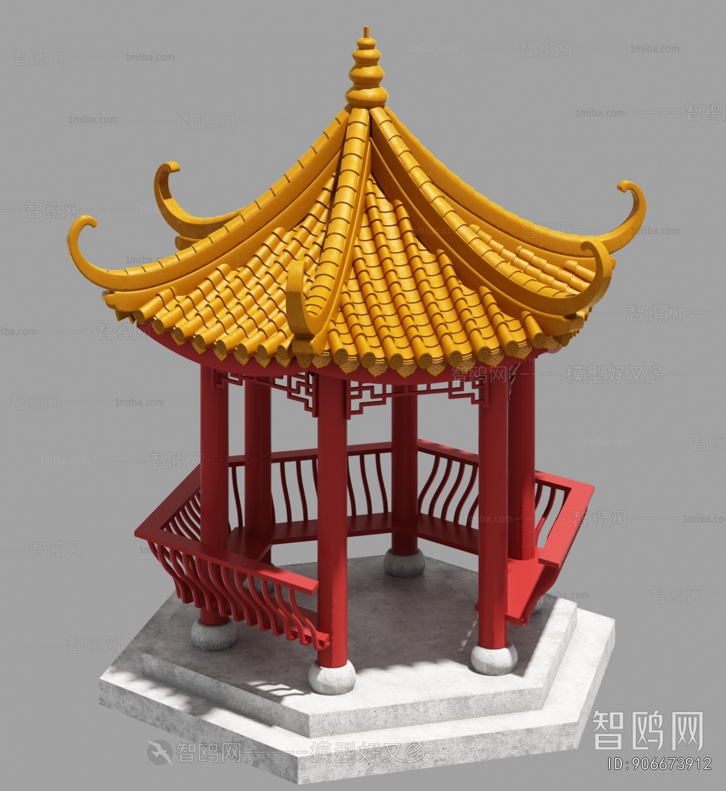 New Chinese Style Ancient Architectural Buildings