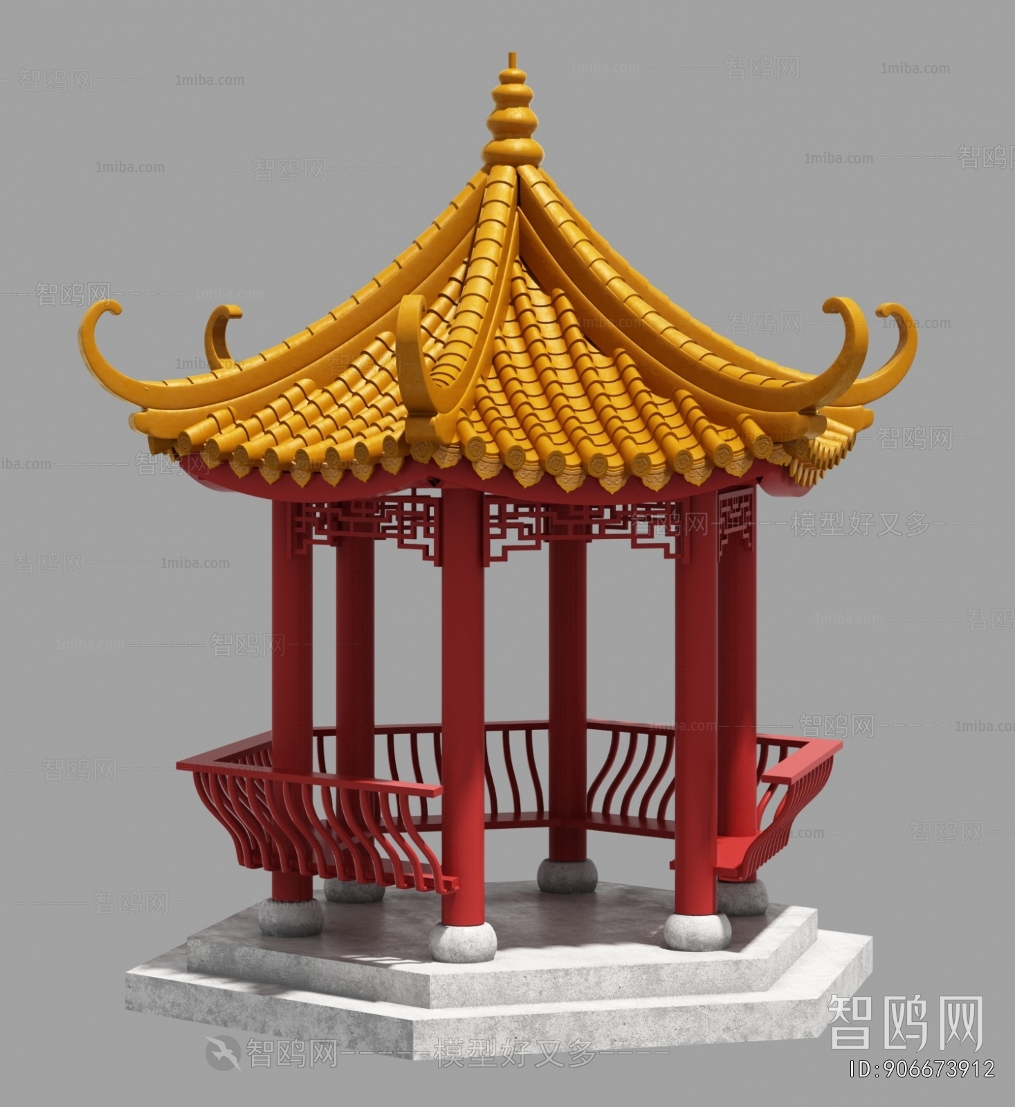 New Chinese Style Ancient Architectural Buildings