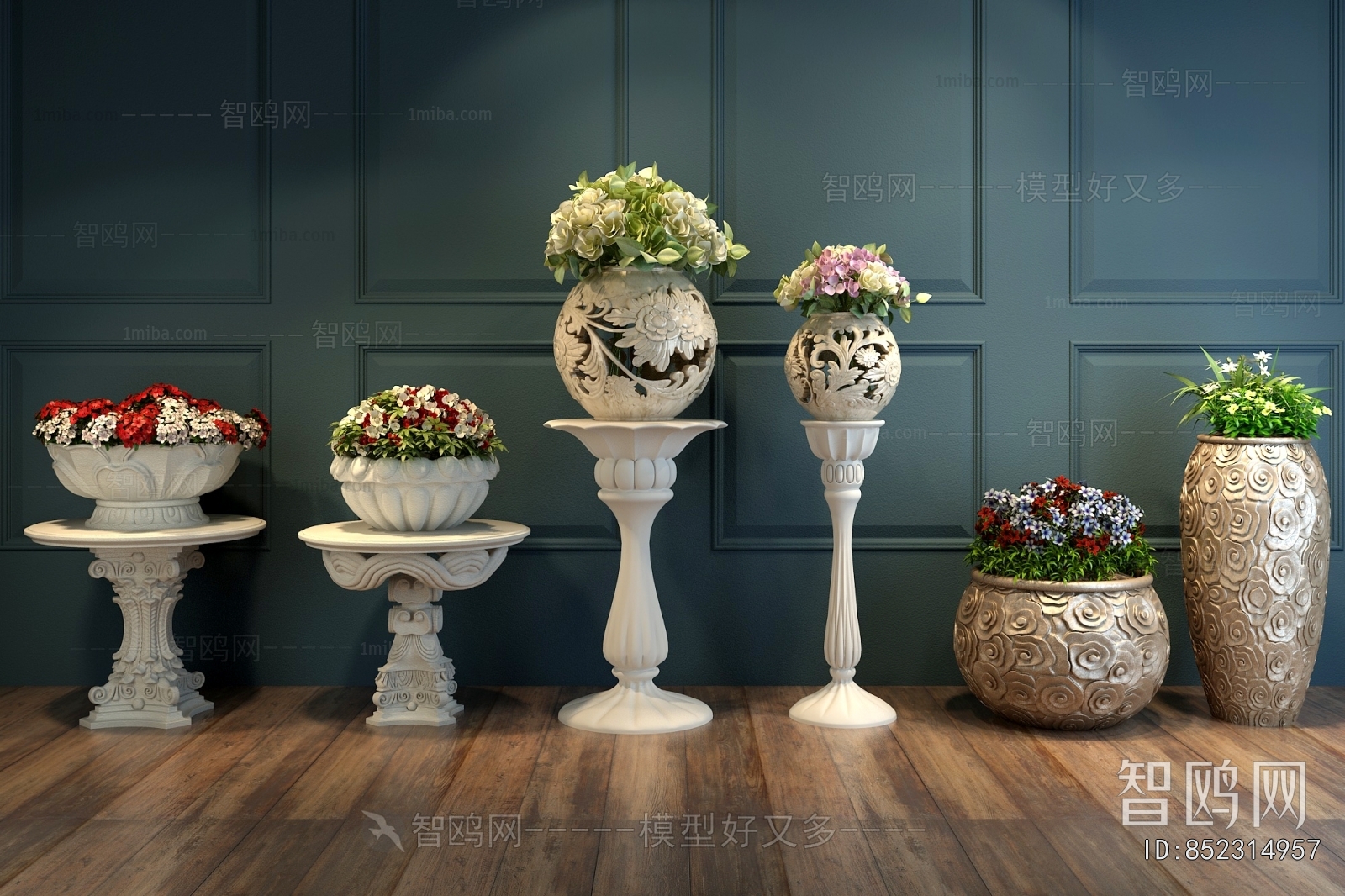 European Style Flower Rack