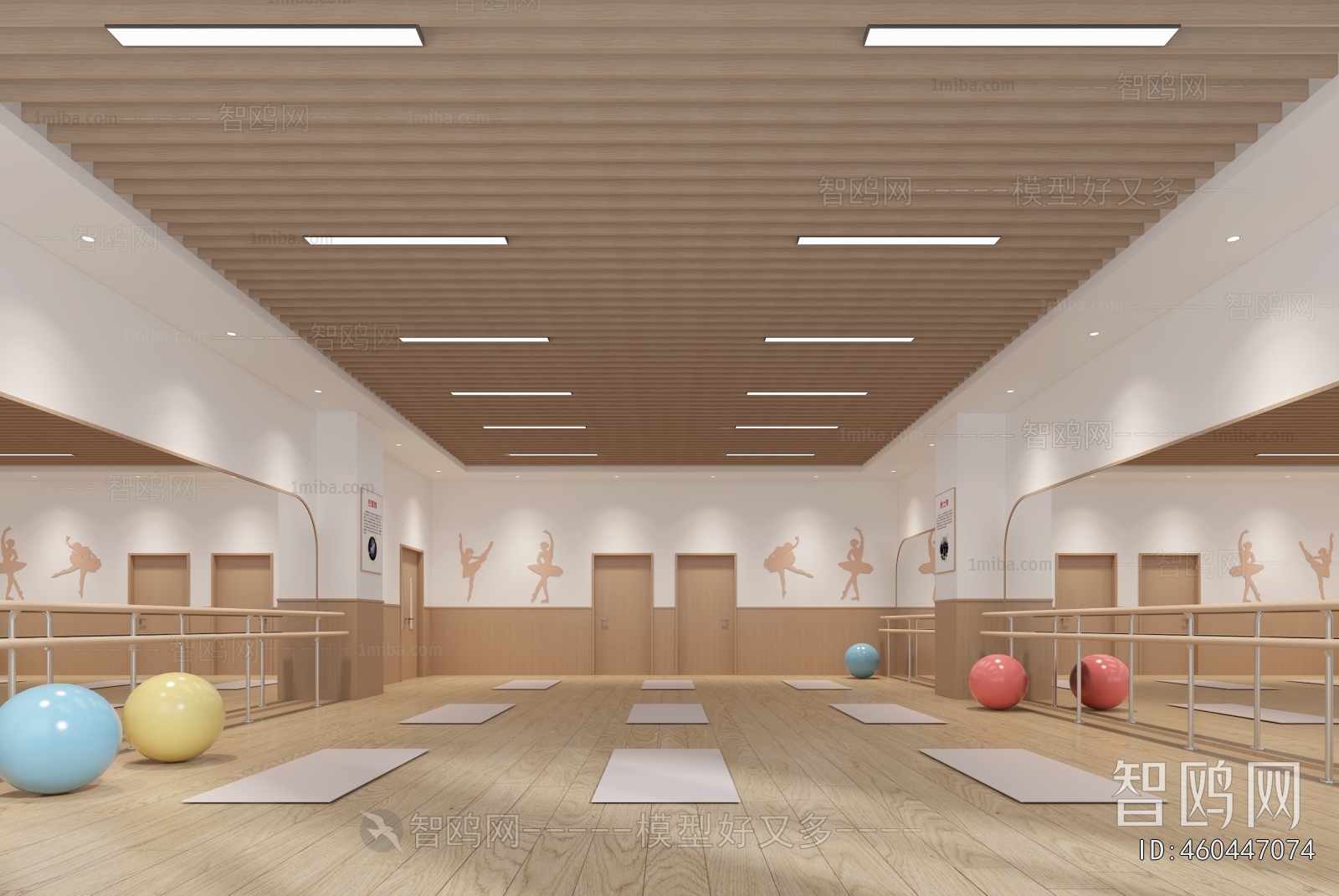 Modern Yoga Room