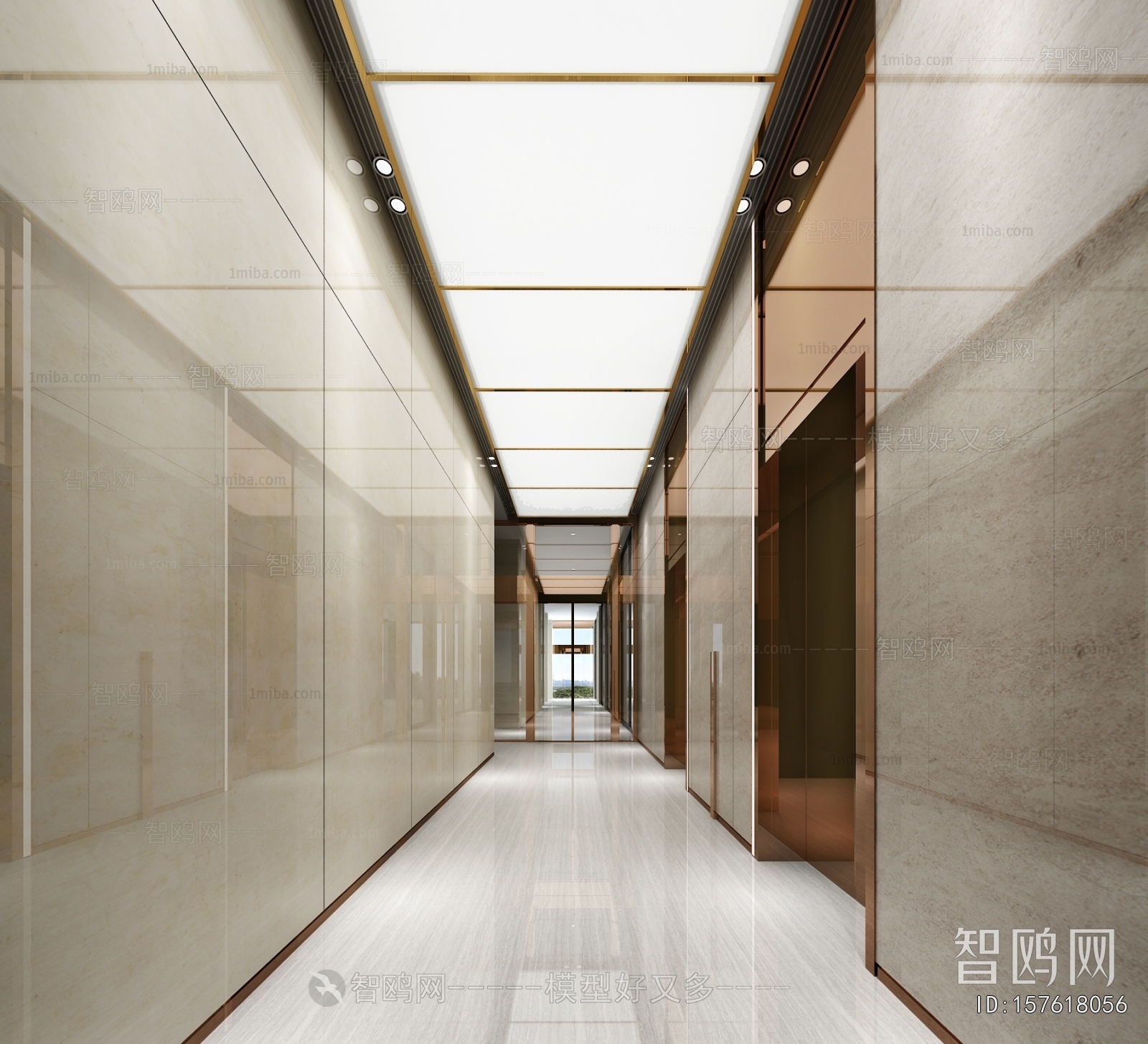 Modern Corridor/elevator Hall