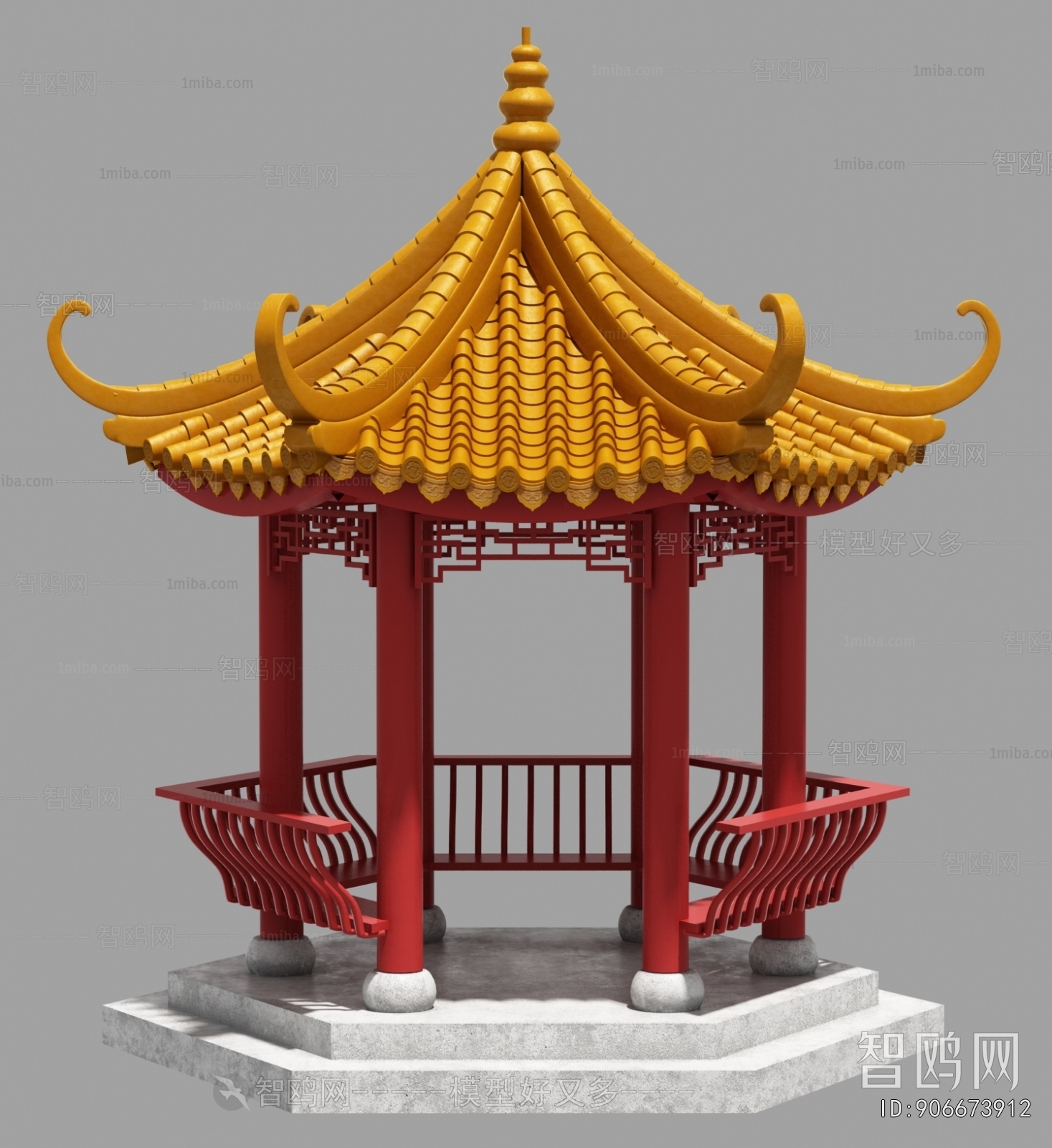 New Chinese Style Ancient Architectural Buildings