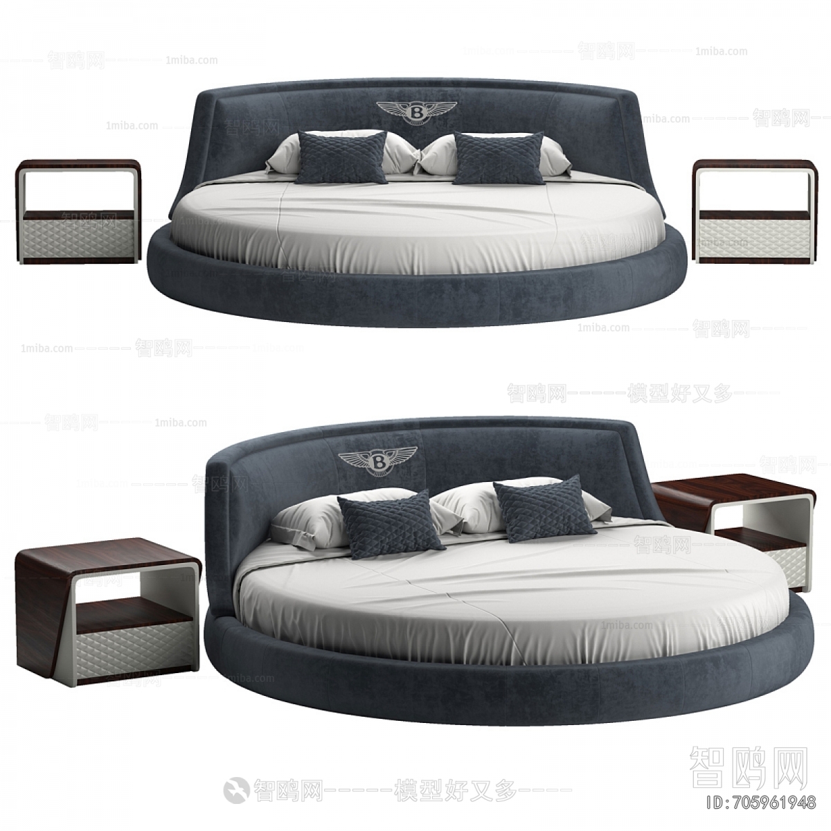 Modern Round Bed