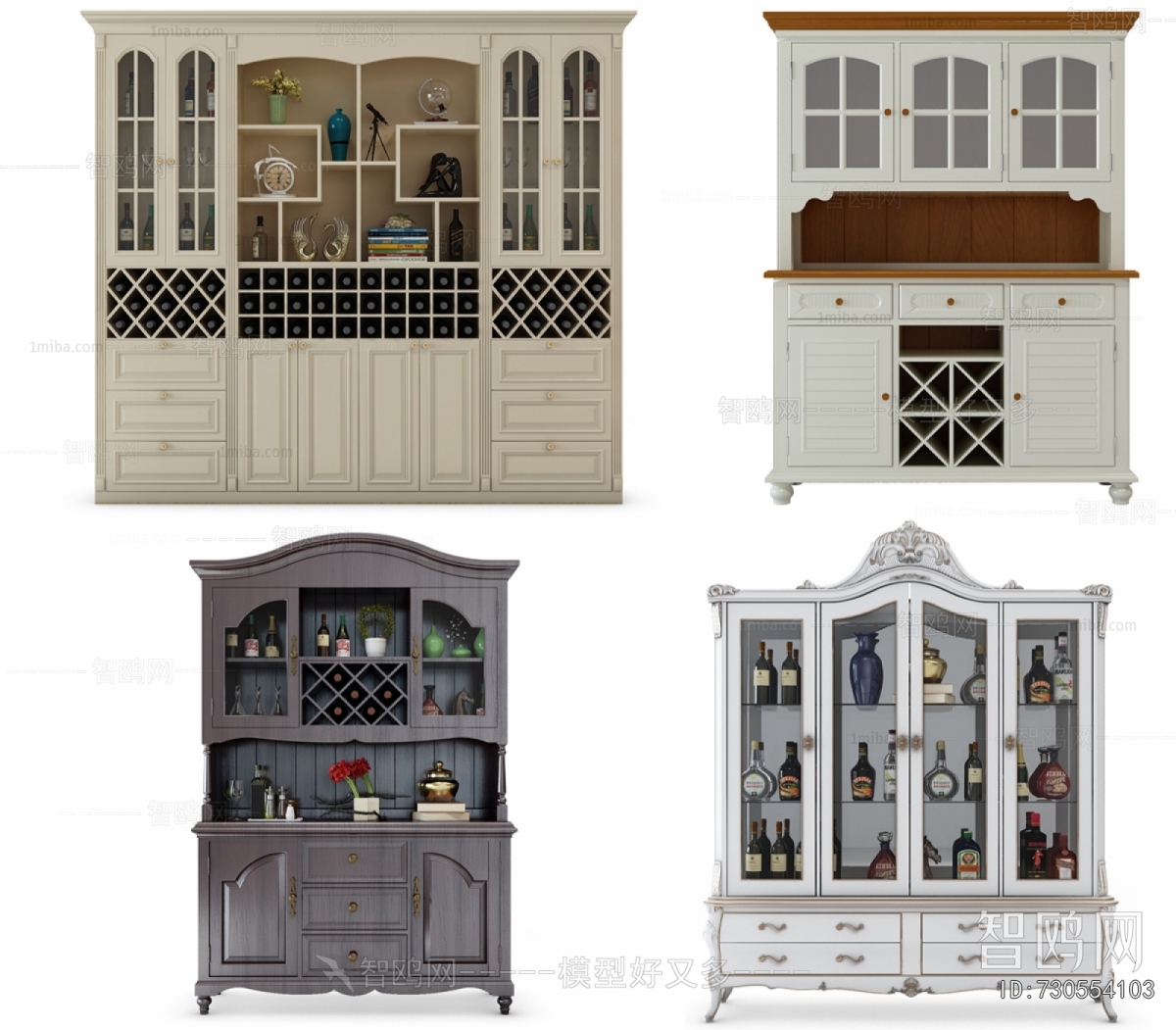 European Style Wine Cabinet