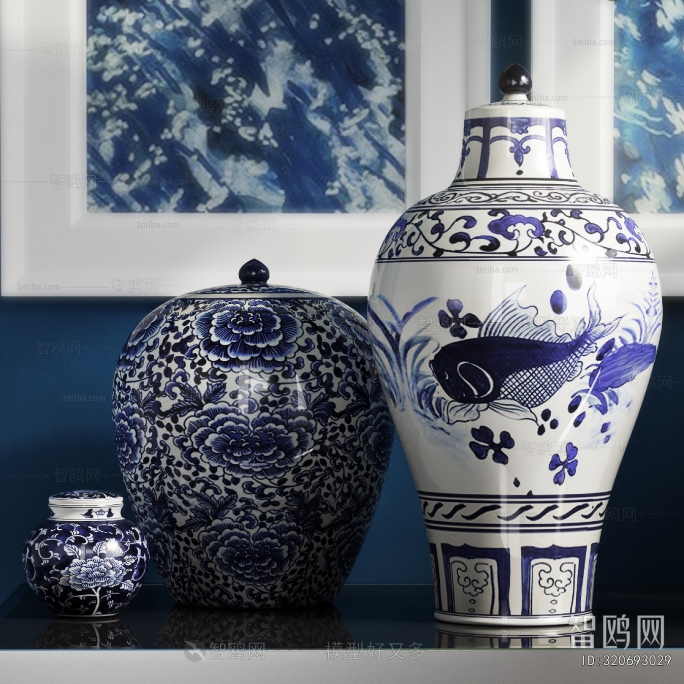 New Chinese Style Decorative Set